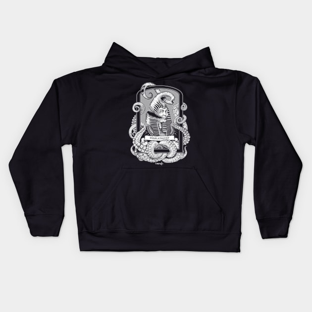 Nyarlathotep Lovecraft Kids Hoodie by EmptyIs